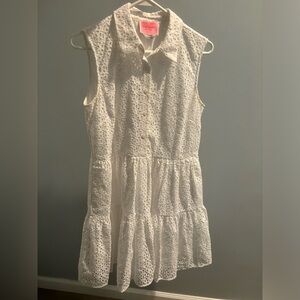 Kate Spade Sleeveless Eyelet Dress -small